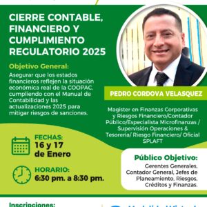 CIERRE CONTABLE, FINANCIERO Y CUMPLIMIENTO REGULATORIO 2025